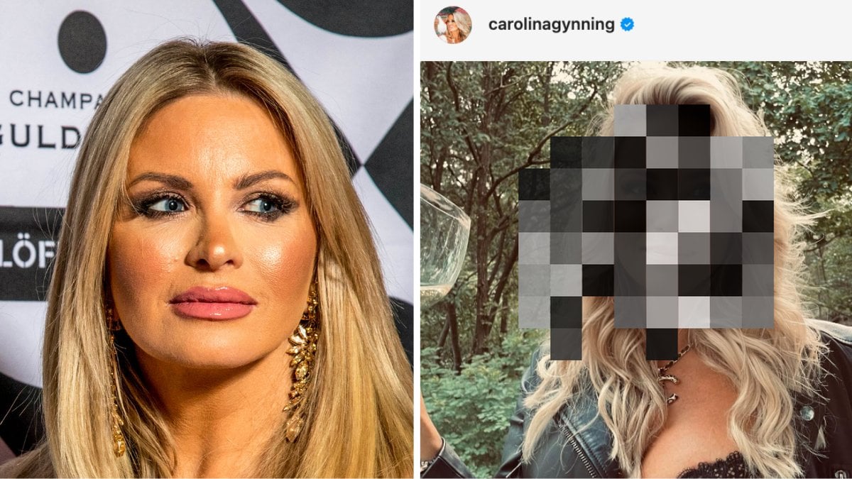Följarna i chock efter bilden på Carolina Gynning: Helt annan människa