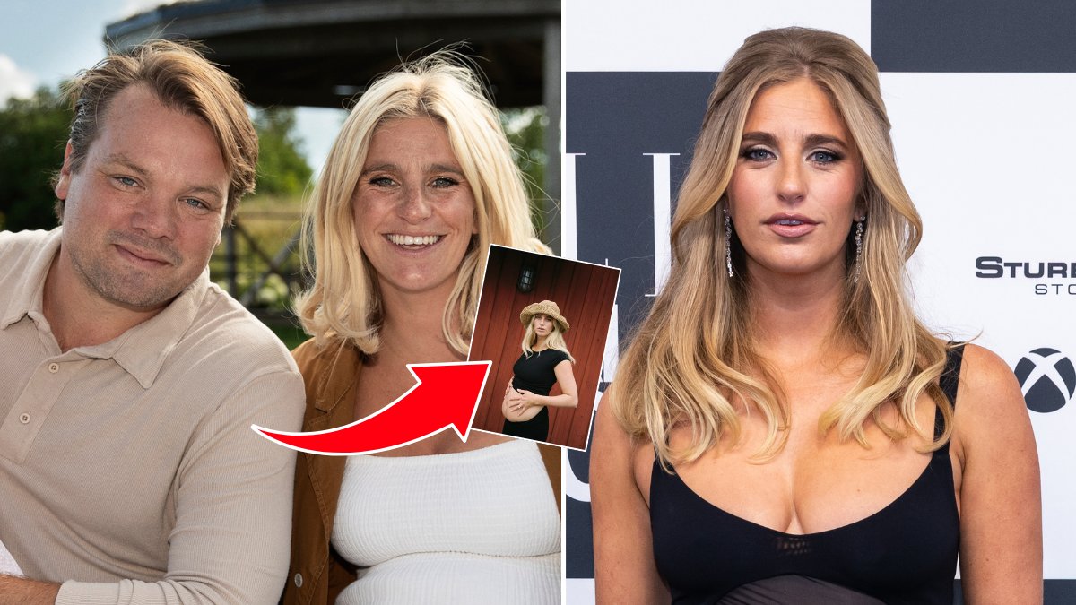 Bebislycka för Penny Parnevik – gravid med sitt fjärde barn