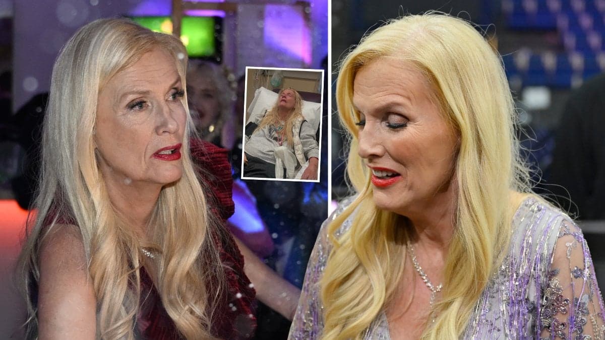 Gunilla Persson i smärtsam olycka