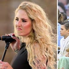 Peg Parnevik uppträdde på Victoriakonserten